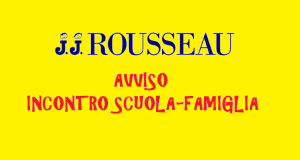 avviso incontro scuola famiglia